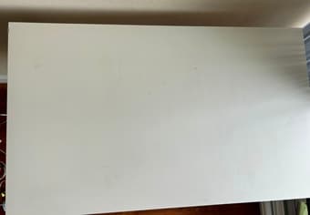 White Table / Desk 29" tall 2