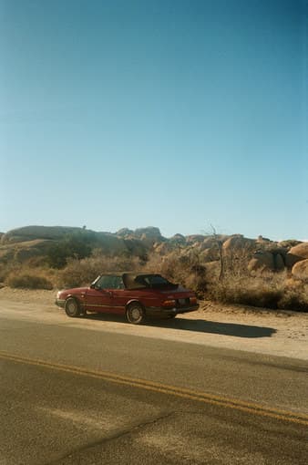 1990 Red Saab 900 Turbo Convertible 2
