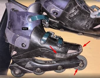 Rollerblade Nitroblade Flex Control Memory Closure Made Italy Size 12 2