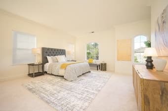 Large Private Master Bedroom @ Mountain View Pool House 1