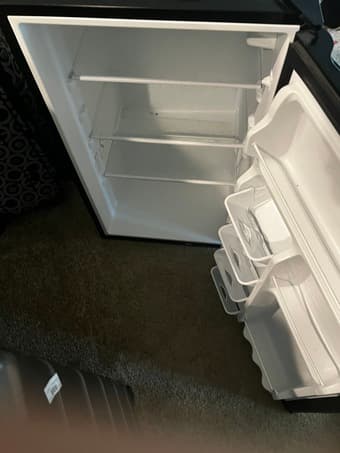 mini refrigerator (from walmart) 2