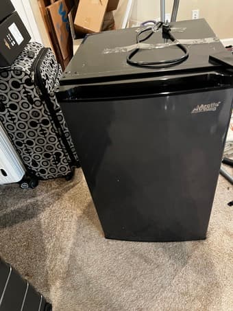 mini refrigerator (from walmart) 4