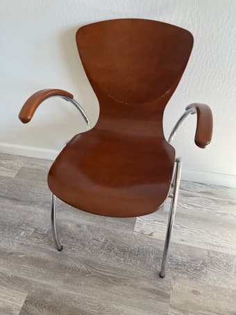 Quirky wood accent chair 1