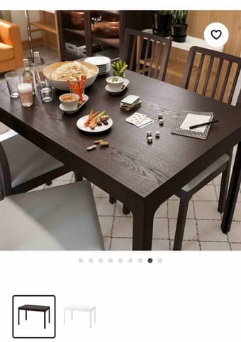 Extendable Ikea dining table 4