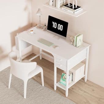 White Desk Available at a Student-Friendly Price 1