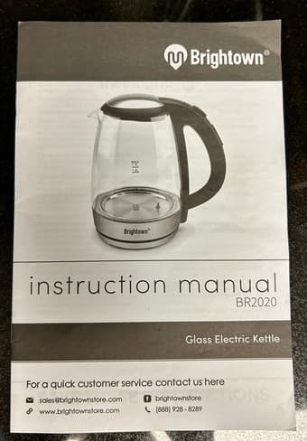 Electric Glass Water kettle - 1.7L 2
