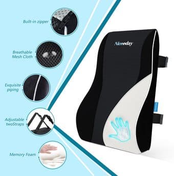 *** Selling Memory Foam Lumbar Support Pillow – Great Price! *** 3