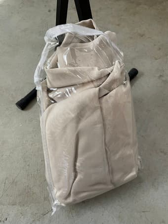 Beige blackout curtains 66x84 inch x2 1