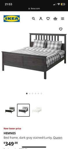 Hemnes bed frame 2