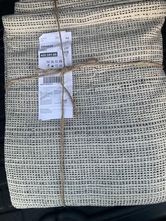 Brand new washable rug ( ikea 7’ 3” x9’ 2”) 1