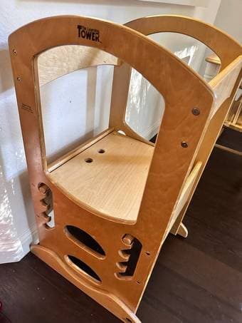 Wood learning tower by little partners 1