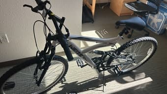 WEIZE Mountain Bike, 26 inch Outdoor Cycling Bike,18-Speed 1