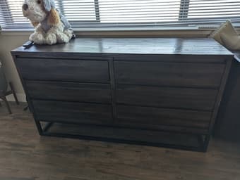 Dresser, desk, portable AC, futon, xbox, cooler 2