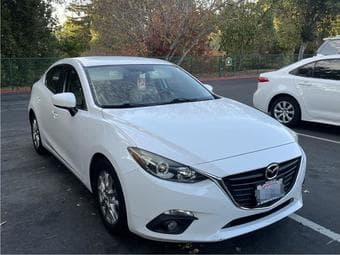 Stanford postdoc selling a pearl white 2015 Mazda 3 i Touring Sedan 4D 3