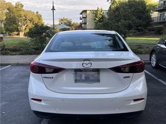 Stanford postdoc selling a pearl white 2015 Mazda 3 i Touring Sedan 4D 4