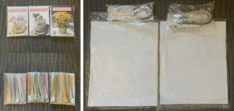 Yarn, Crochet, embroidery + paper quilling kits! As low as $1! 2