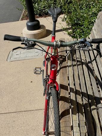 Hybrid bike in need of new inner tube and chain 4