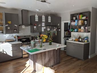 Sunny bedroom in a large shared co-op house right downtown Palo Alto! 3