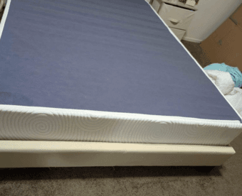 Bed frame, boxspring, mattress set 3