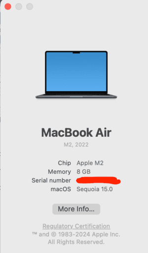 For Sale: MacBook Air M2 - Excellent Condition - $880 1