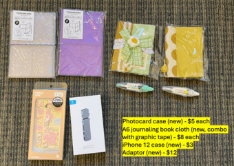 Adaptor/ photocard case/ journaling stuff/ iPhone 12 case 1