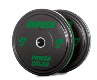 pair of 45 lb, 25 lb and 15 lb weight plates bumper plates 2