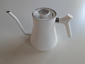 Fellow 33.8oz Stagg Stainless Steel Stovetop Kettle Matte White 1