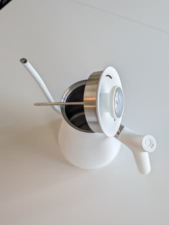 Fellow 33.8oz Stagg Stainless Steel Stovetop Kettle Matte White 2