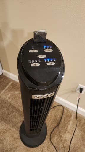 Fan with remote control 1
