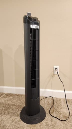 Fan with remote control 2