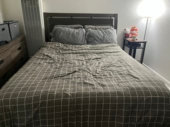 Queen bed + Mattress 1