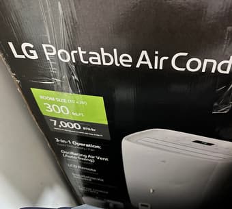 Like New LG Portable AC (7,000 BTU) 1