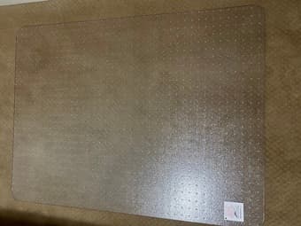 [For sale] Amazon Basics Polycarbonate Office Carpet Chair Mat 1