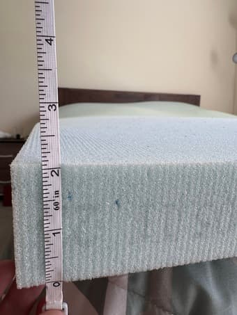 Queen Memory Foam Mattress Topper - 2 Inch Gel Infused 1