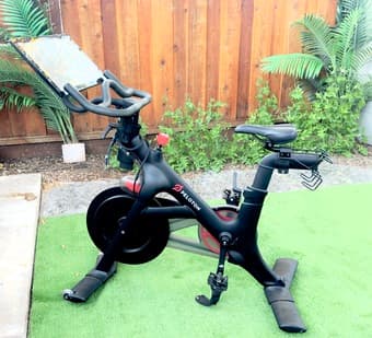 2019 Peloton Bike and weights included 2