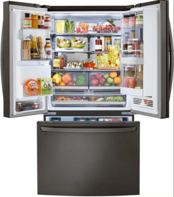 LG Refrigerator, counter depth with craft ice! 3