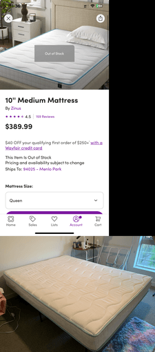 Queen Size Mattress 1