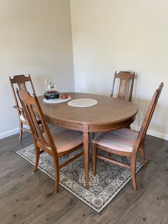Table, chairs, sofa, TV stand near California Ave for Free 1