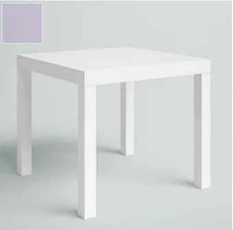 White Square Bedside Table 1