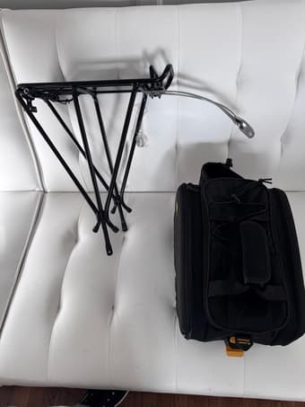 Topeak MTX TrunkBag Rear Bicycle Bag, Expandable WITH New rack 2