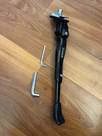 Brand-new kickstand, sturdy and adjustable. 1