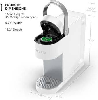 Slim white keurig coffee maker 1