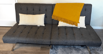 Convertible futon sofa 1