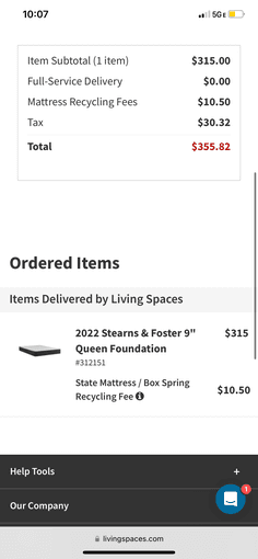 Stearns & Foster Queen 9” Foundation 2