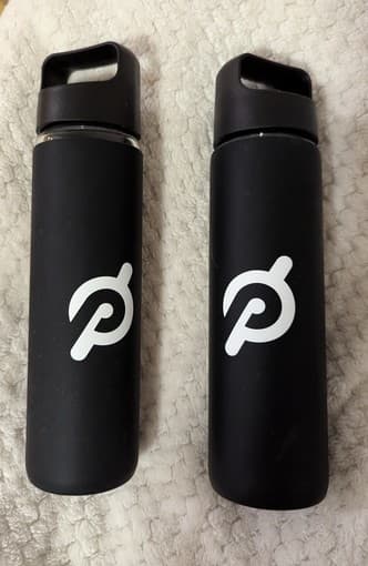 Peloton glass water bottle 1