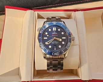 Omega Seamaster Blue Watch 1