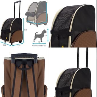 Rolling dog (or cat) carrier 1