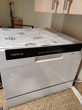 Farberware countertop dishwasher w/ free faucet pipe 1