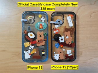 Official Casetify charm/case for iPhone 12/13(pro) Completely NEW 2