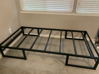 Twin Bed frame and twin mattress 3
